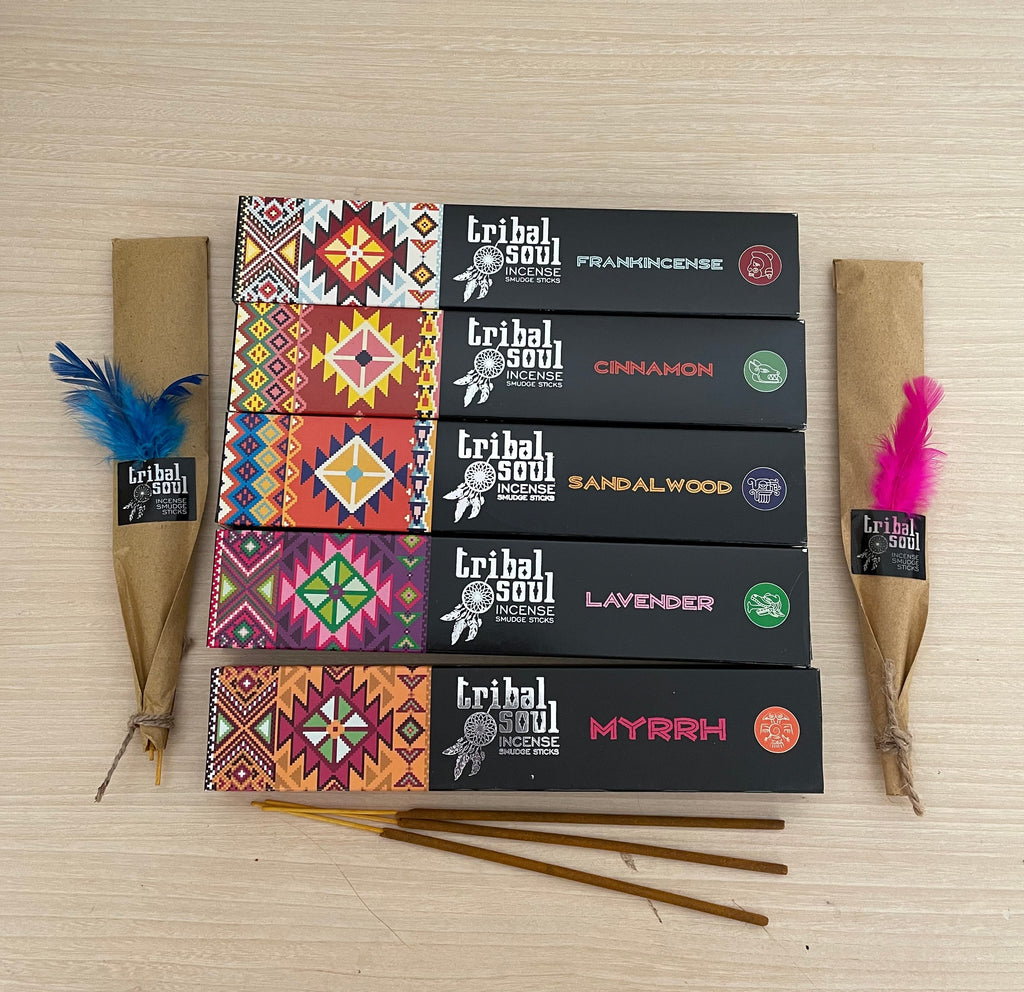 Tribal Soul Incense Sticks (set 3)- 5 scents to choose from