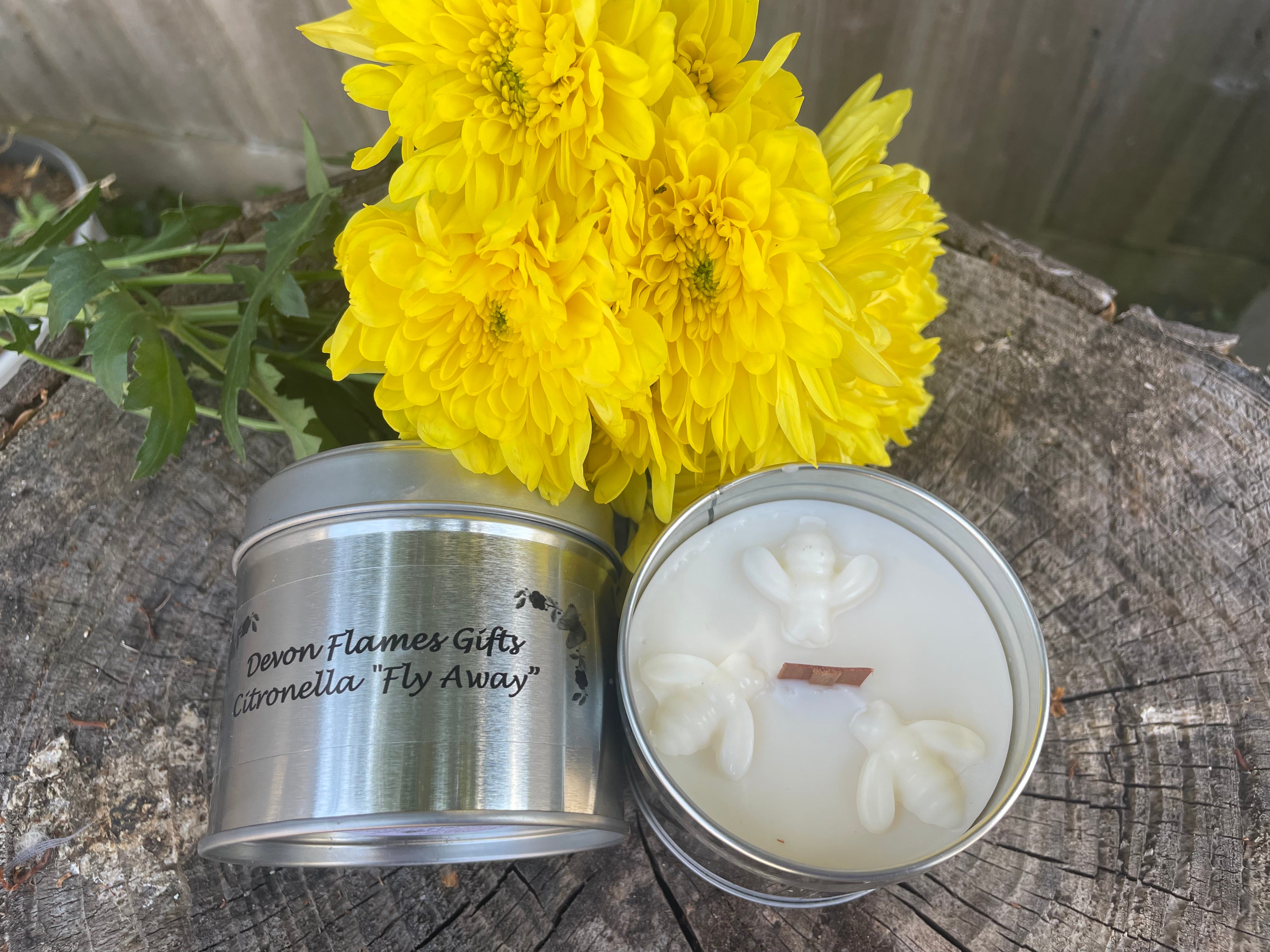 Soy Wax Tin Candle with Citrepel