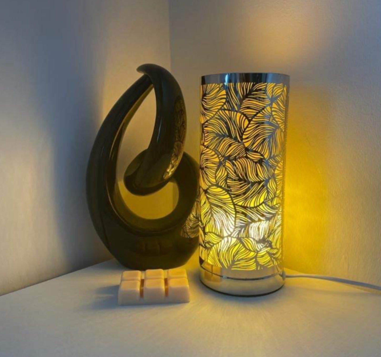 Leaf Electric Aroma Lamp - amber