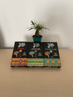 Tribal Soul Jumbo Backflow Incense Cones - set 2